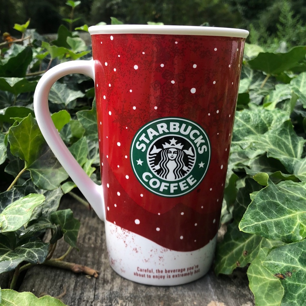🎄🎅🏼🎄Starbucks Christmas Holiday Mug Cup Logo Ice Skating Winter Grande 16oz.